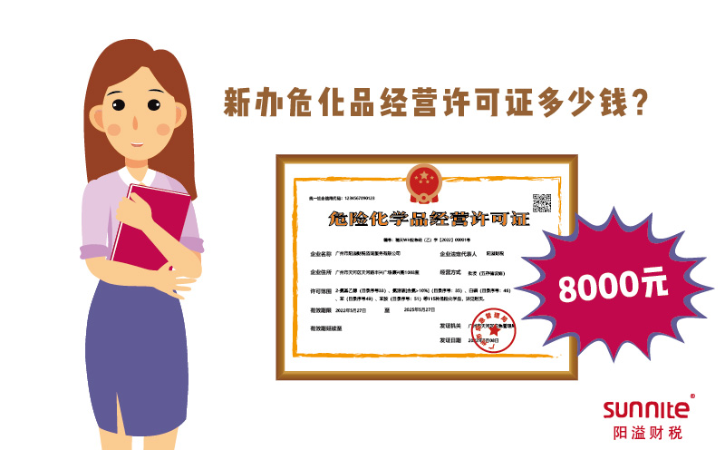 新办危化品经营许可证多少钱?