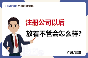 注册公司以后放着不管会怎么样？